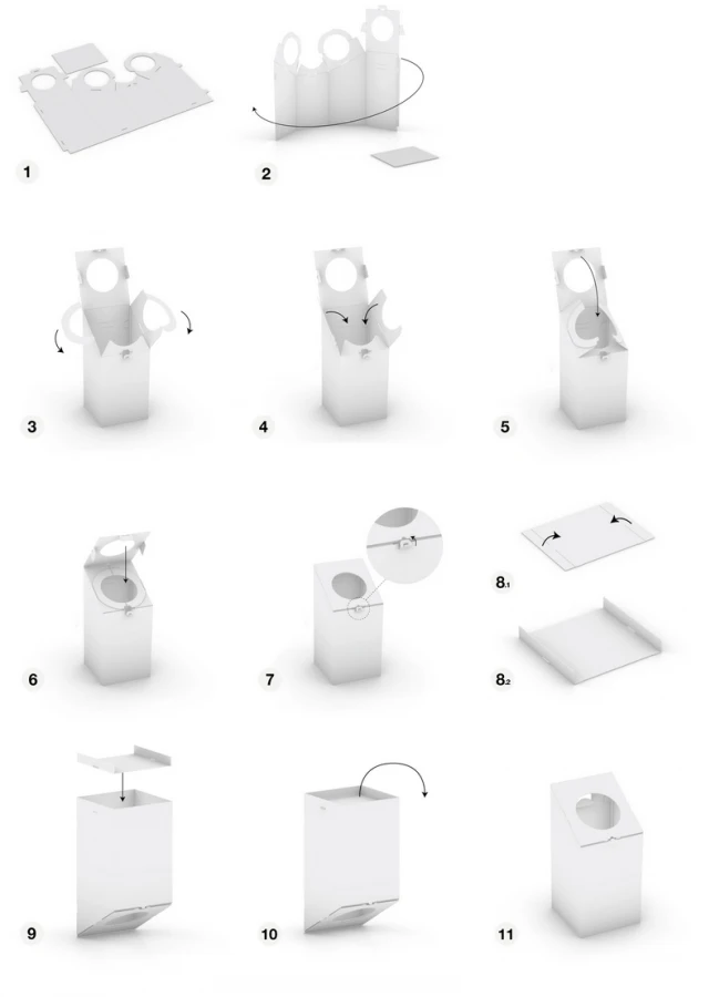 Papierkorb "Trasher 2" 2